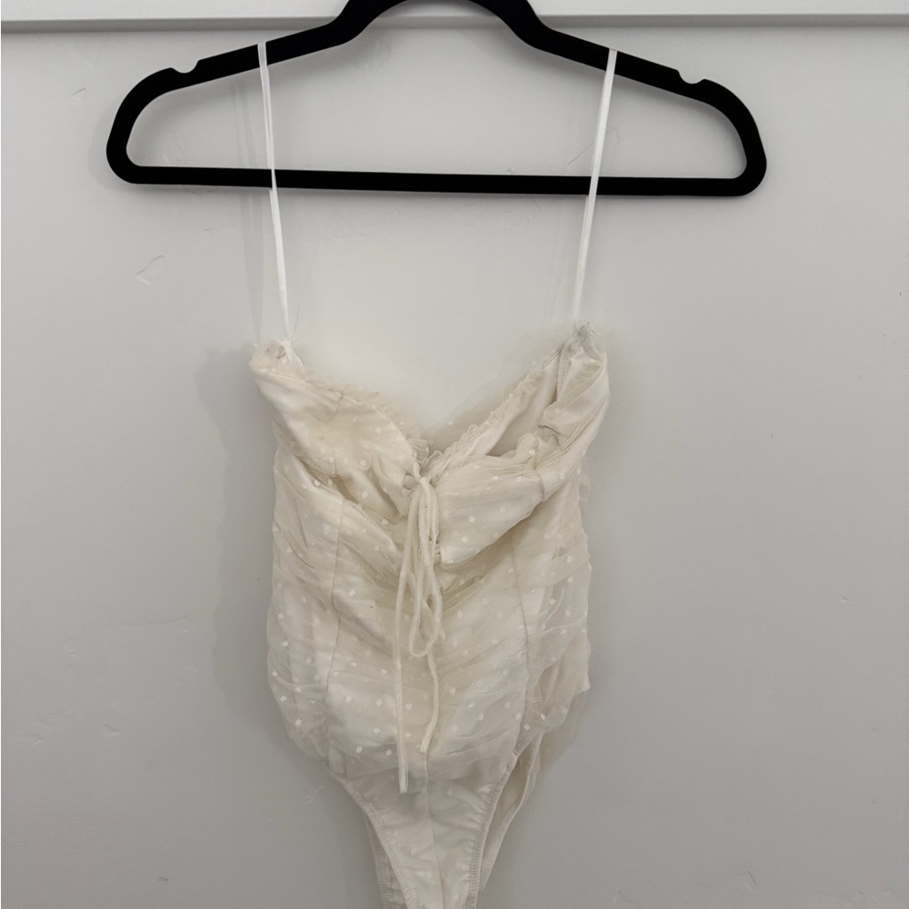 Princess Polly Ivory Lace Detail Dress